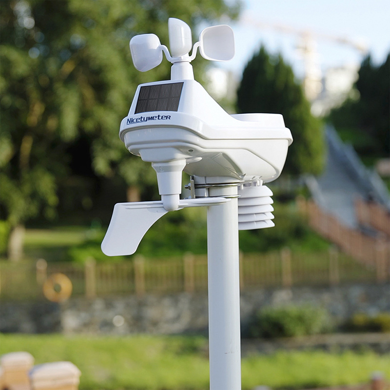 S04147d97d088475d89f05c1e5e26697fK 7 in 1 WiFi Weather Station Indoor Outdoor Remote Monitoring Temperature Humidity Wind Speed Rain Wireless Console Forecast Data