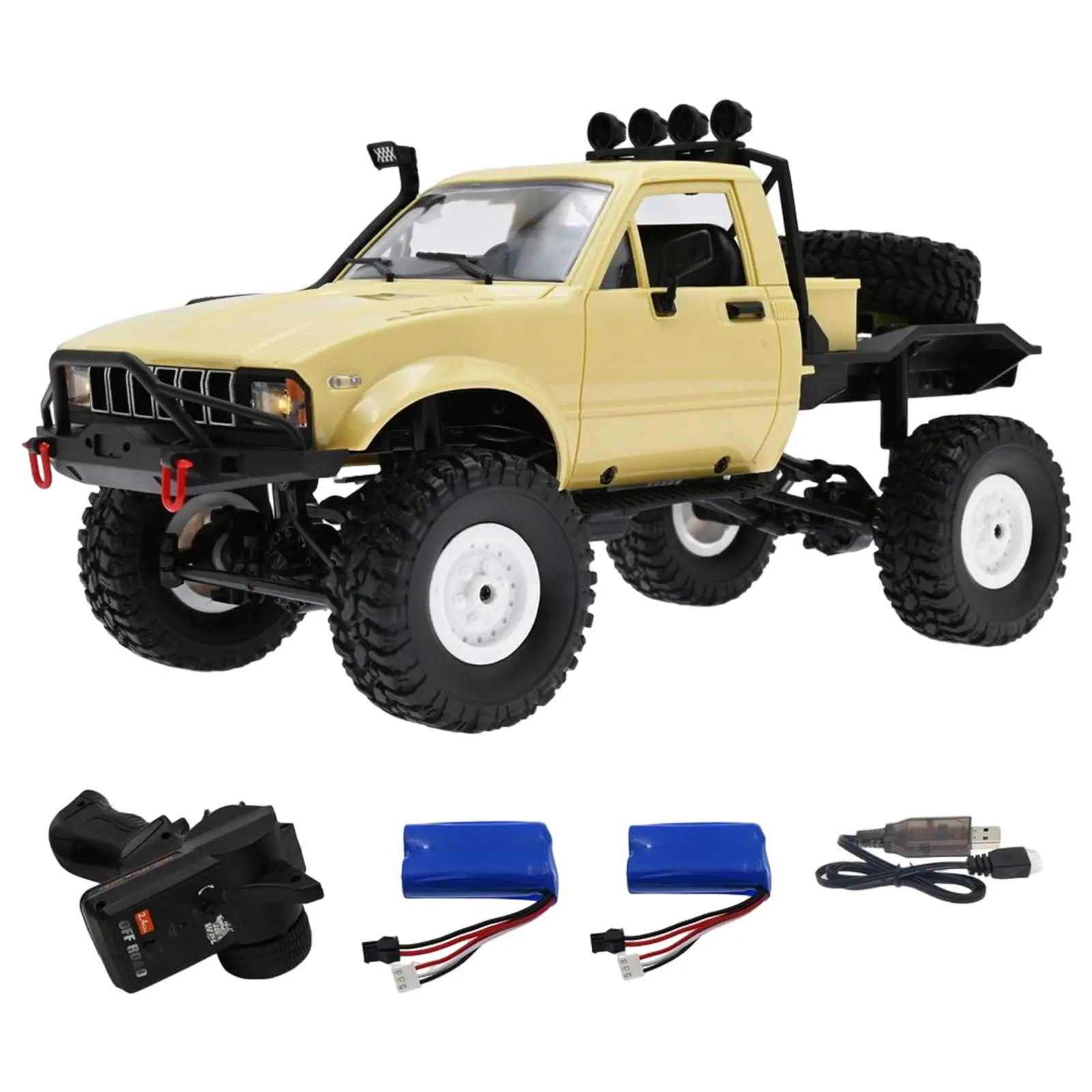 1/16 Scale RC Truck C14 Rock Crawler 4WD 4CH for WPL Racing Vehicle