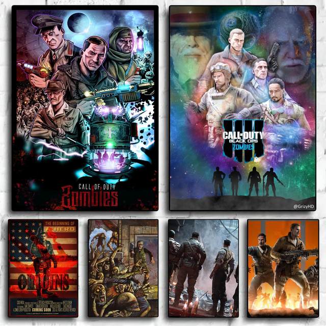 Cartel De Objetivo Zombie