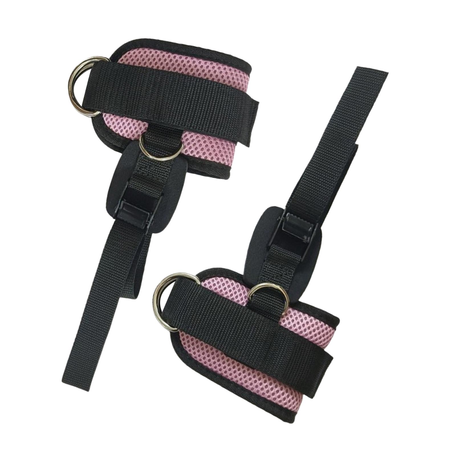 Ankle Straps for Cable Machines Padded Ankle Cuffs (Pair) for Legs, Glutes, Abs