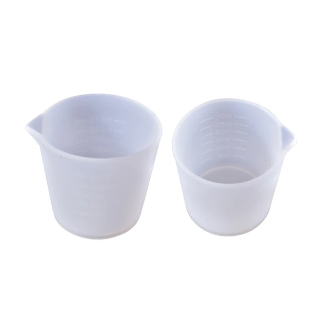 Reusable Silicone Measuring Cups Resin Mixing Cups Epoxy Jewelry Casting  Molds Acrylic Paint Pouring Cups - AliExpress