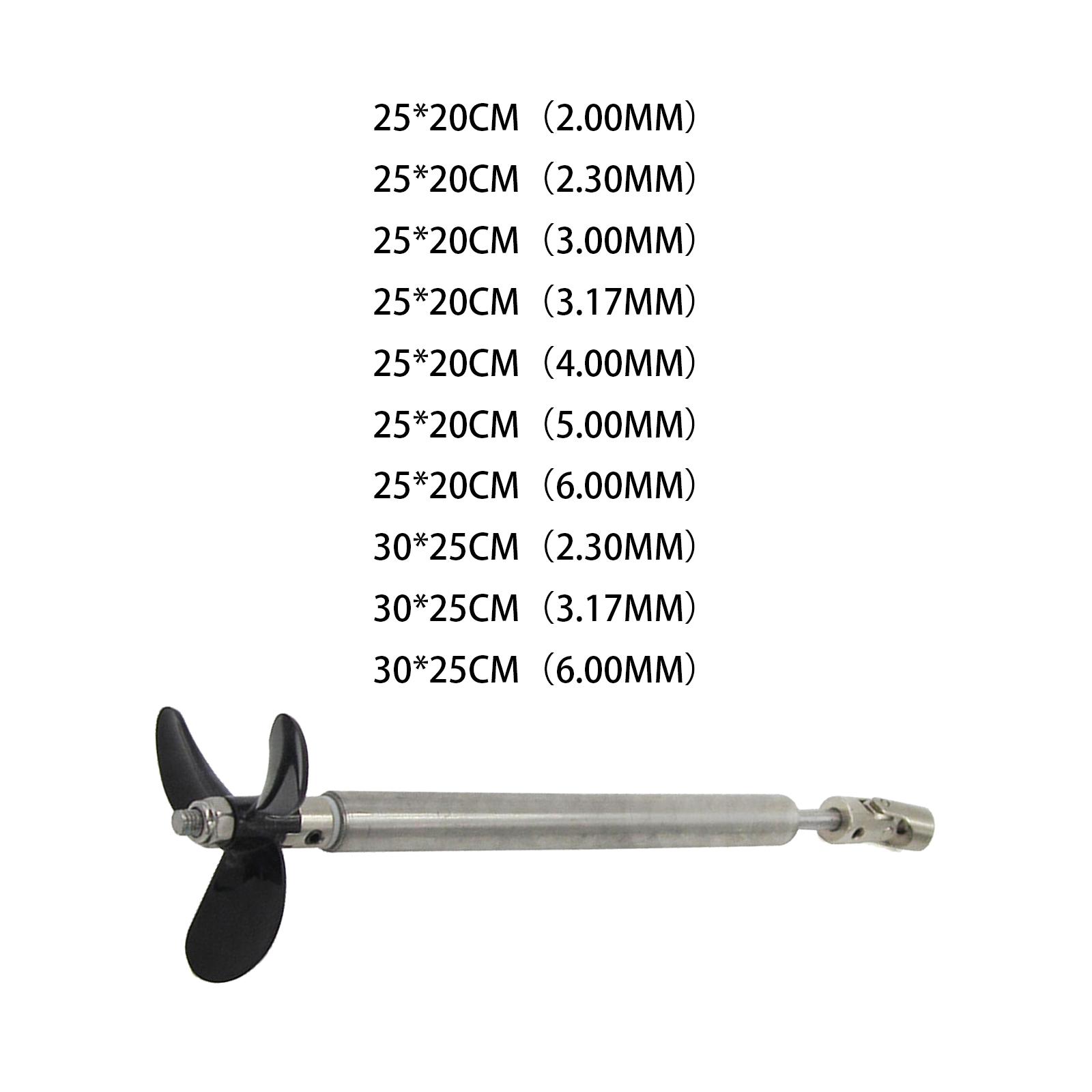 Stainless Steel Model Boat Shafts with Universal Joint for Spare Parts