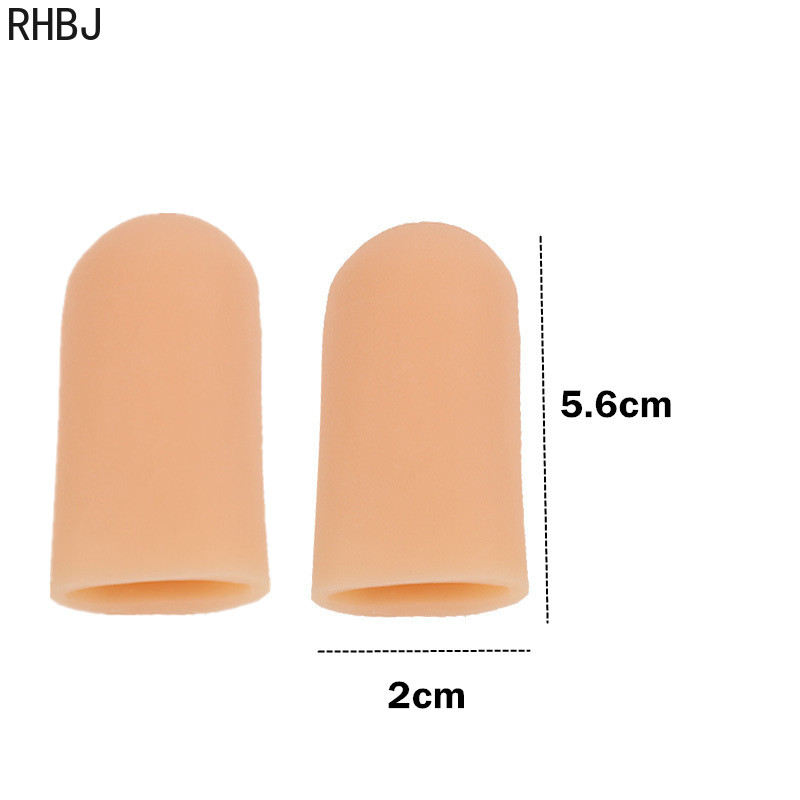 2 Stück Silikon-Finger- und Zehenschutz, Hühneraugen-Zehenschutz, Daumen-Überlappungs-Schutz, Schmerzlindernde Hülle, Zehenspreizer, Fußpflege-Tools – Detail 13