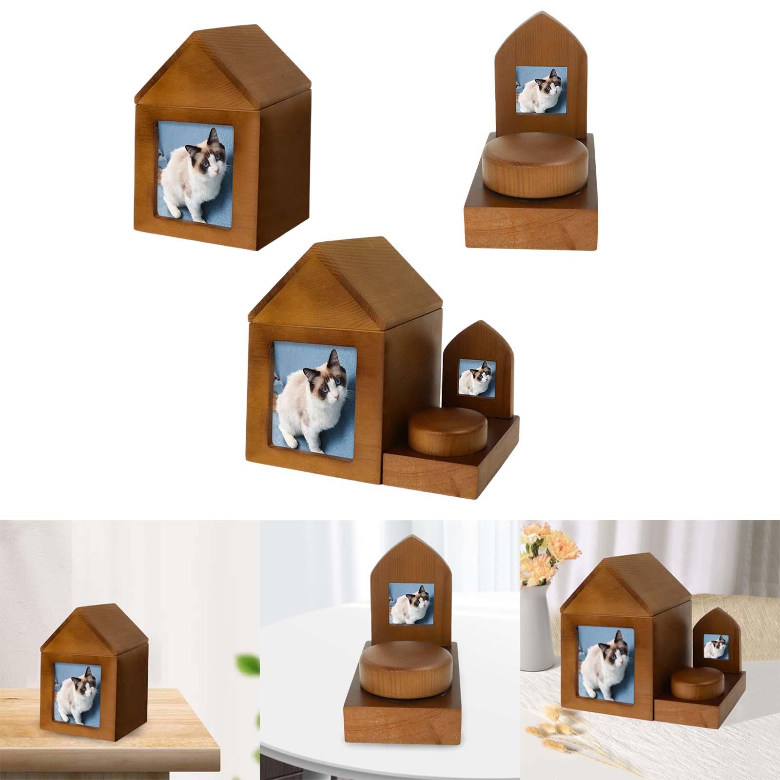 Pet Urns Wooden Animal Memorial Keepsake Memorial Commemorate Funeral