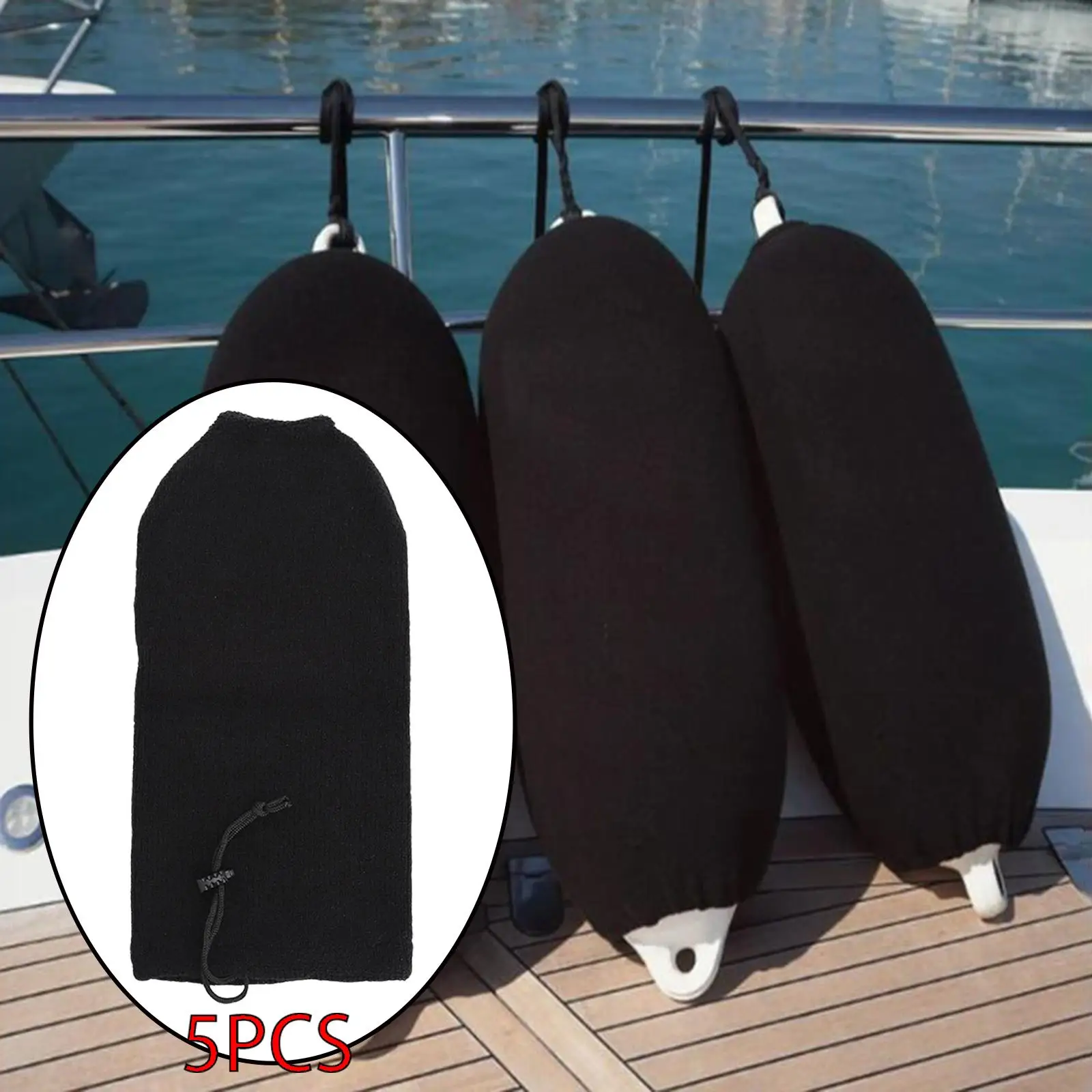 5 Bumper Cover, Soft Touch Ball Sleeve  Side Cover ,Thickened Protection Fit for Marine, Salt Protection ,, Ice