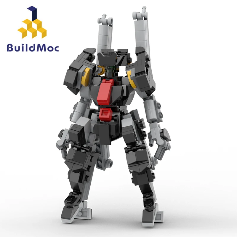 BuildMoc-Mecha Robot Building Blocks Set para Crianças,