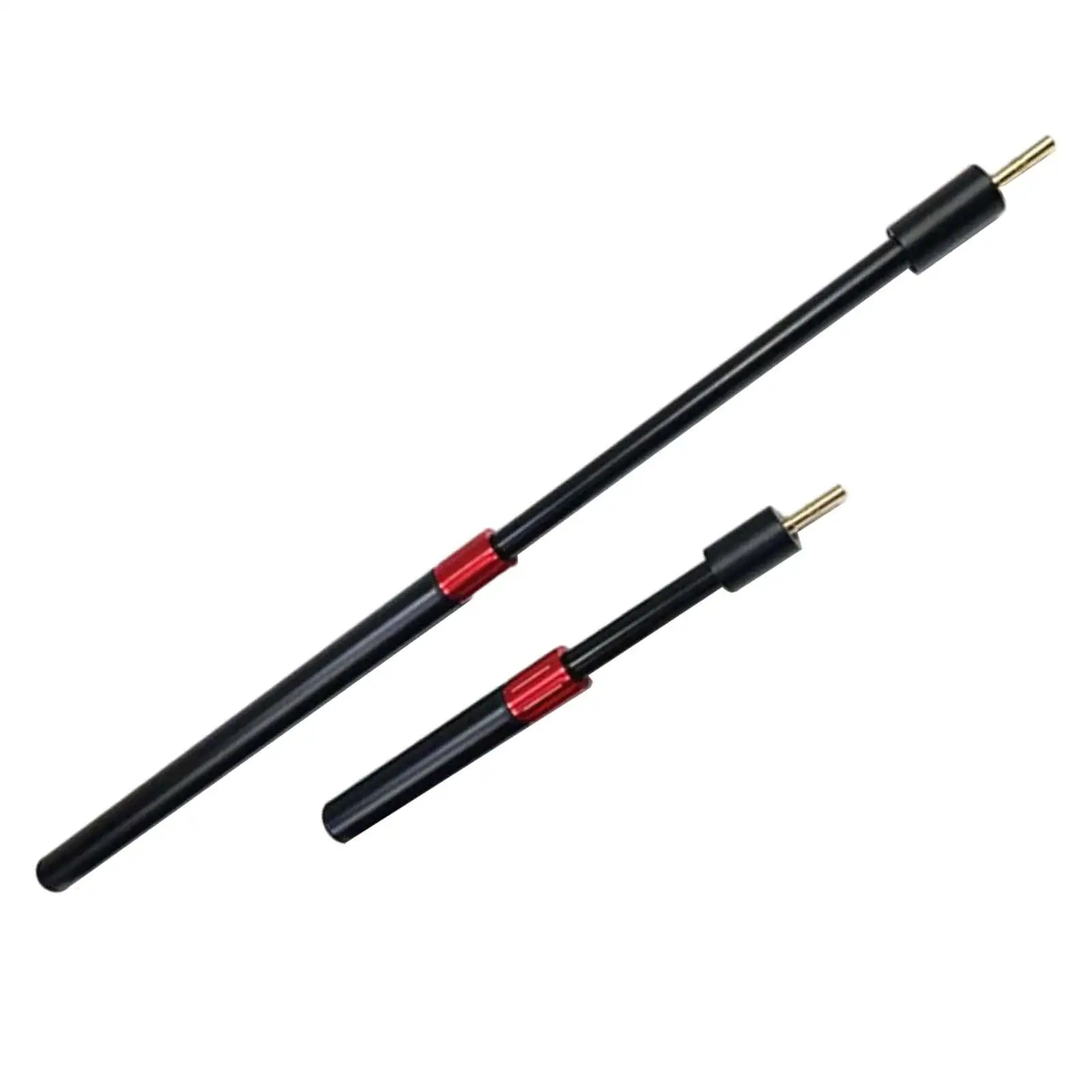 2Pcs Billiards Cue Extension Attachment Aluminum Alloy 9inch 18inch Pool Cue Extension End Lengthener for Billiard Enthusiast