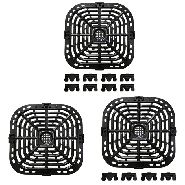 Air Fryer Replacement Part Food Grade Air Fryer Accessories Grill Pan Plate  Crisper Plate Rack Tray for Chefman Dropship - AliExpress