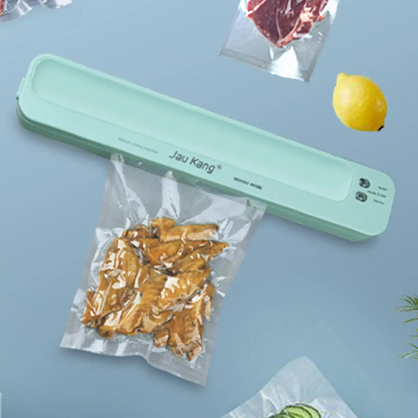 Compact Vacuum Packaging Sealer Food Vacuum Sealer with 10 Bags for Vegetables Bread