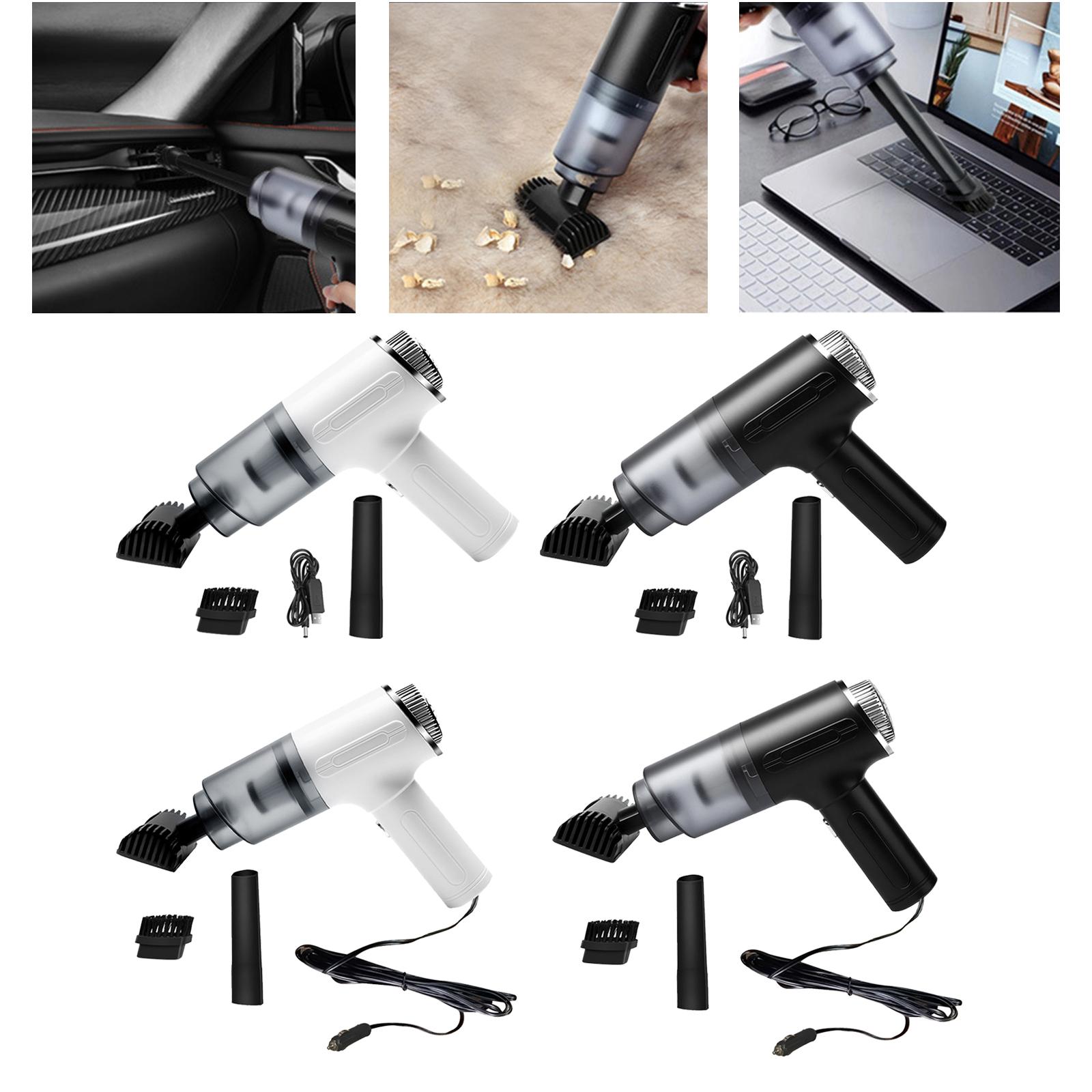 Hand Held Car Vacuum Cleaner 8000PA Suction Household Cleaning Rechargeable 2000mAh Battery 120W for Desktop Household Car Home