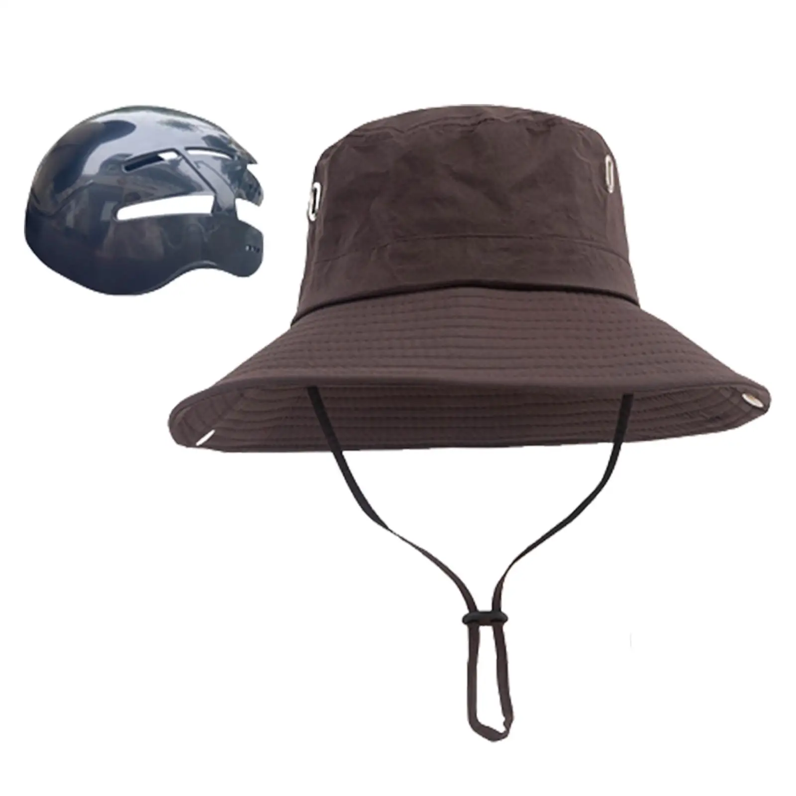 Bucket Hat with Strings Sun Protection Fold Sun Hat for Golf  Fishing