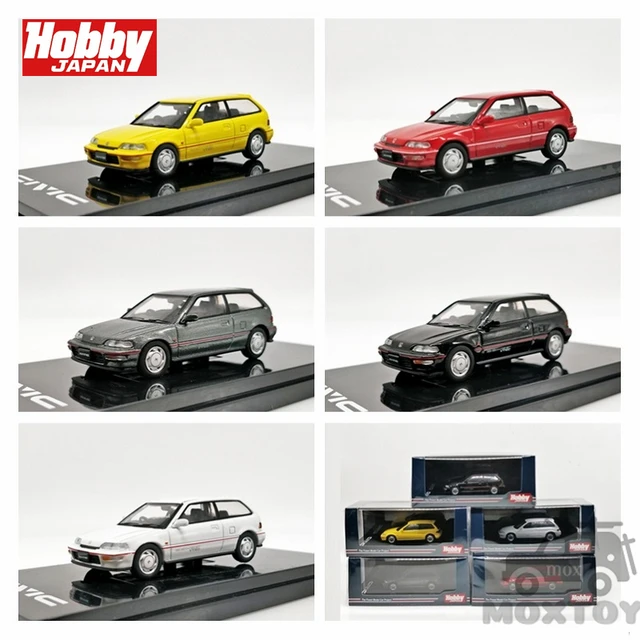 Hobby Japan 1:64 Honda Civic 4th Gen Hatchback EF9 SiR II Diecast 