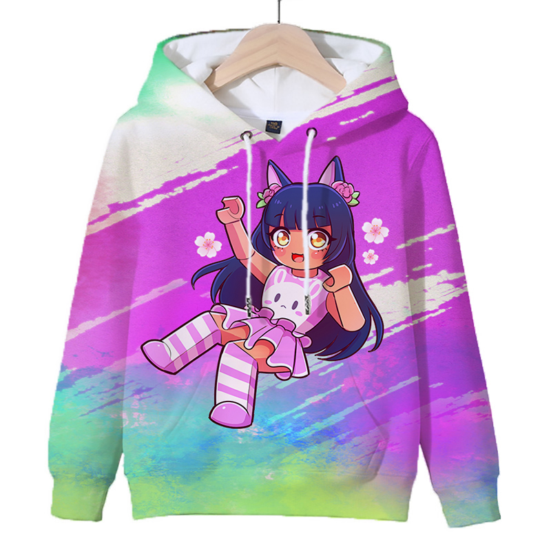 Title 16, 3D Game Aphmau Print Hoodie Kids Hooded Sweatsh...