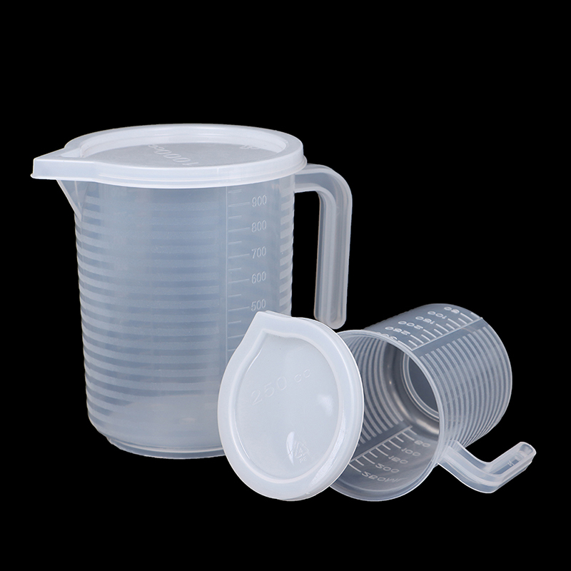 Title 9, 1Pcs Plastic Liquid Measuring Cup Jug Pour Spou...