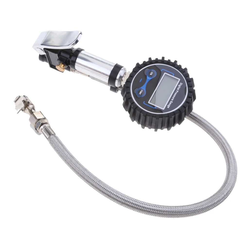 Digital Car Air Tire Tyre Inflator High Accurate Pressure Gauge Tester Tool