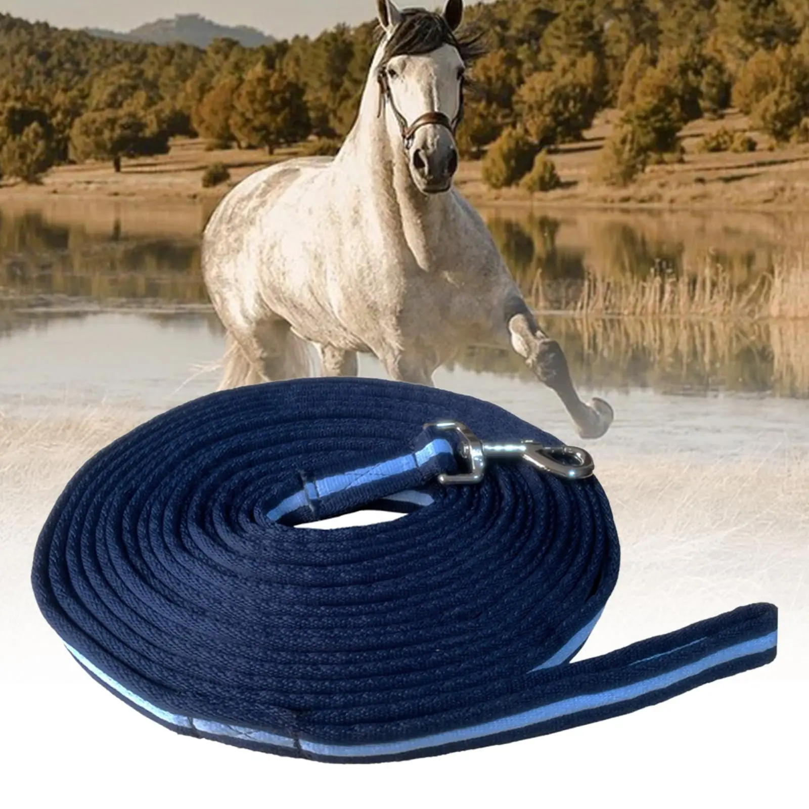 Dog Horse Training Leash Thickened Looping Super Strength 8 Meters Horse Lead Rope for Small Medium Dogs Horse Camping Playing