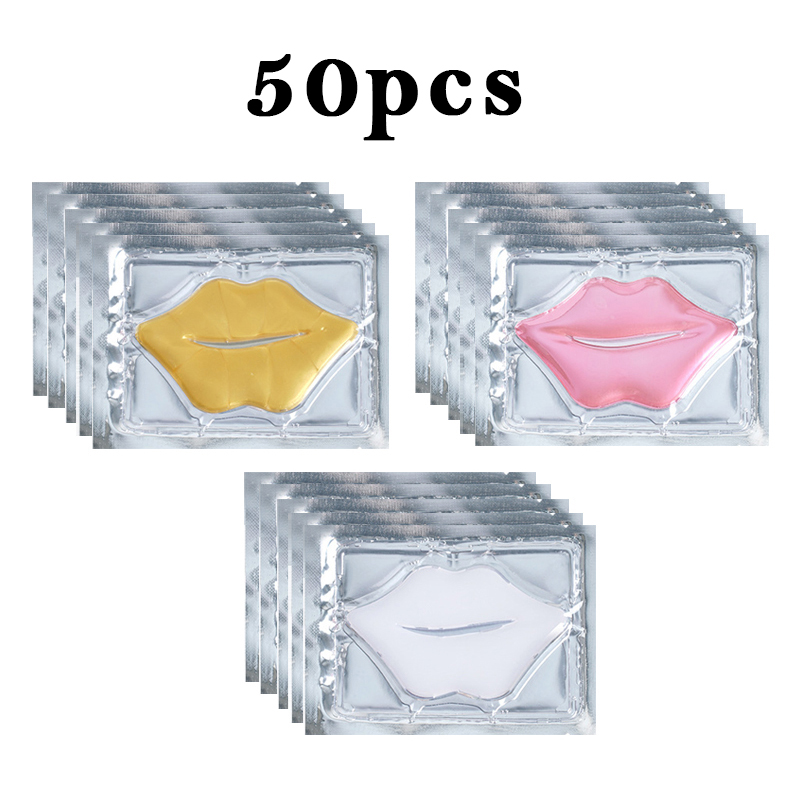 Best of 50pcs Collagen Lip Mask Moisturizing Anti Wrinkle Nourishing Beauty Lips Care Labial Moisturizer Lip Patches Gel Pads Skin Care Reviews & Tips