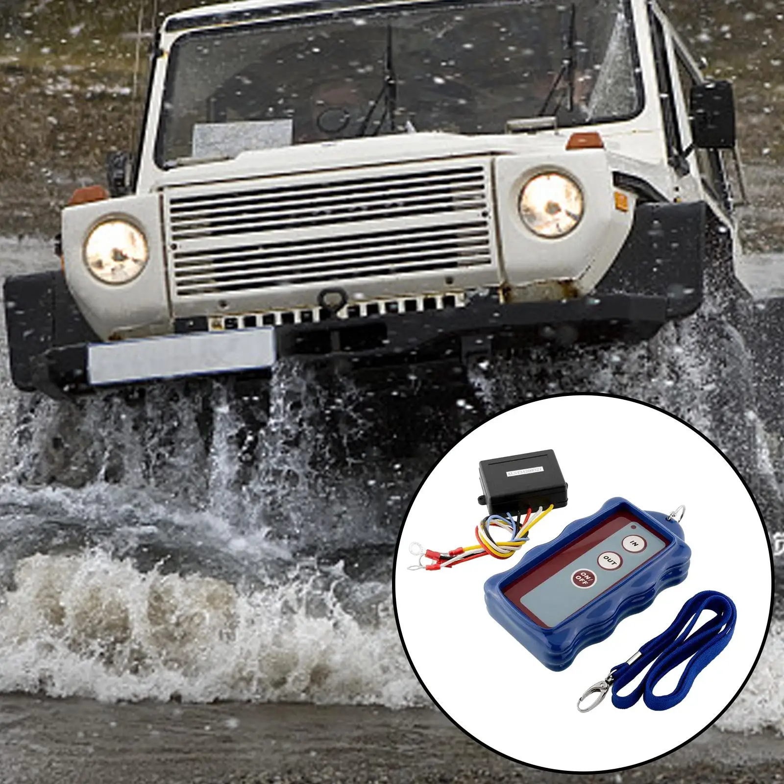 Wireless Winch Remote Control Switch For ATV Car Truck Easy To Install