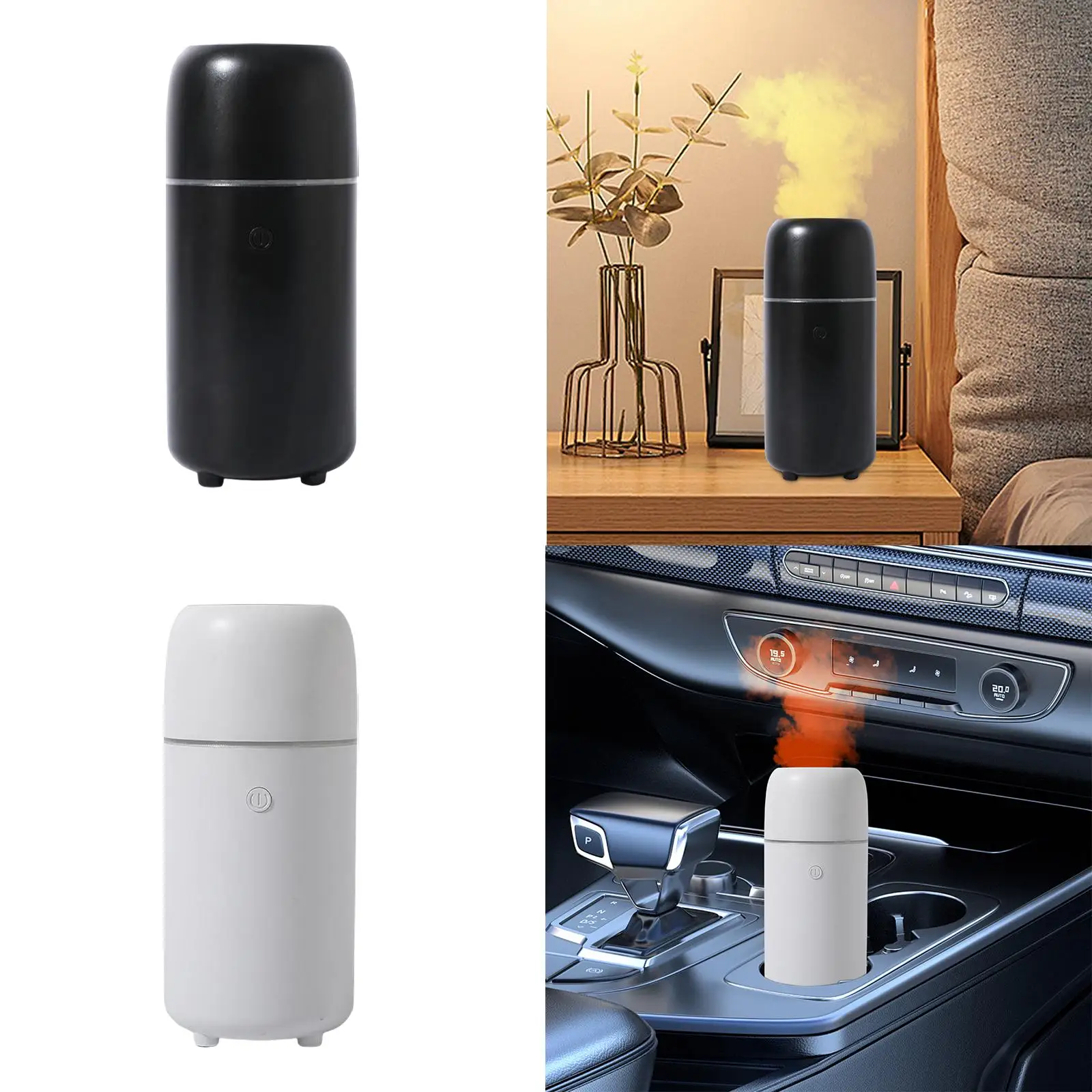 Mini Humidifier Cool Mist Auto Shut Off 100ml Low Noise Air Humidifier Desktop Humidifier for Home Nursery Office Car Travel