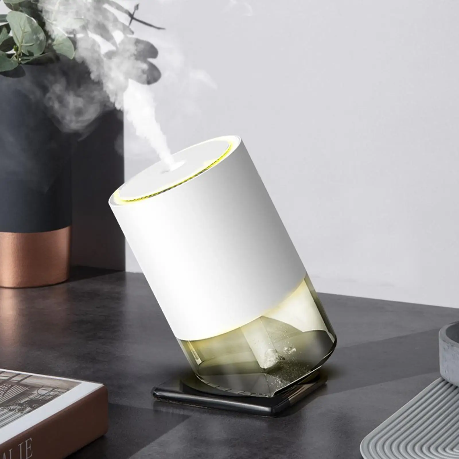Cool Mist Humidifier, 390ml Water Tank, , Auto Shut-Off for Bedroom, Home, Office
