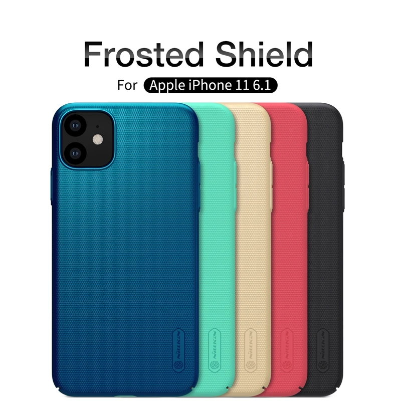 NILLKIN Super Frosted Shield Matte Case for iPhone 11 Ultra Thin Hard Cover iphone 11 Pro Max leather case