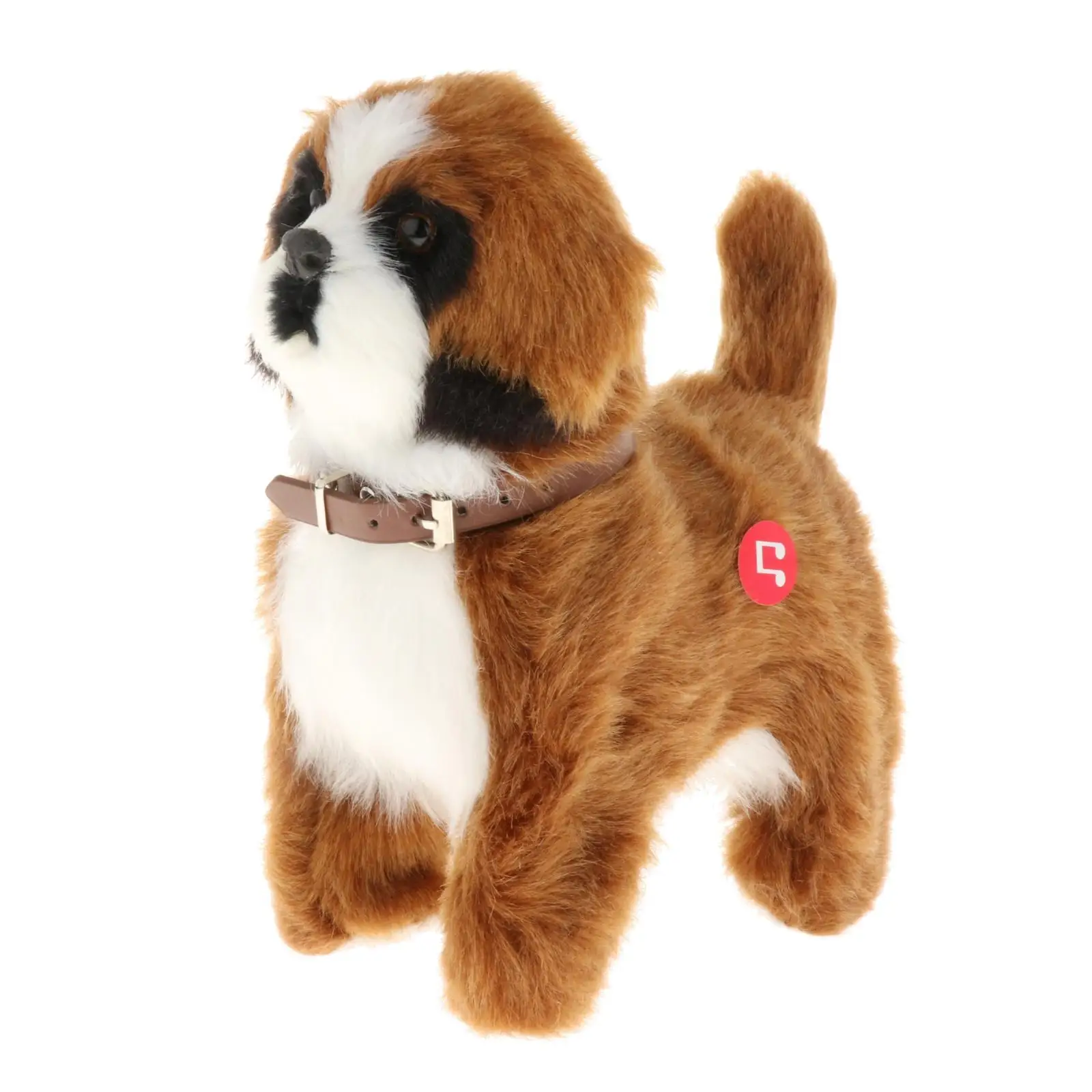 Electronic Pet Plush Toy Interactive Learning Battery Operated Walking Dog Toy Stuffed Animals Doll for New Years Gifts