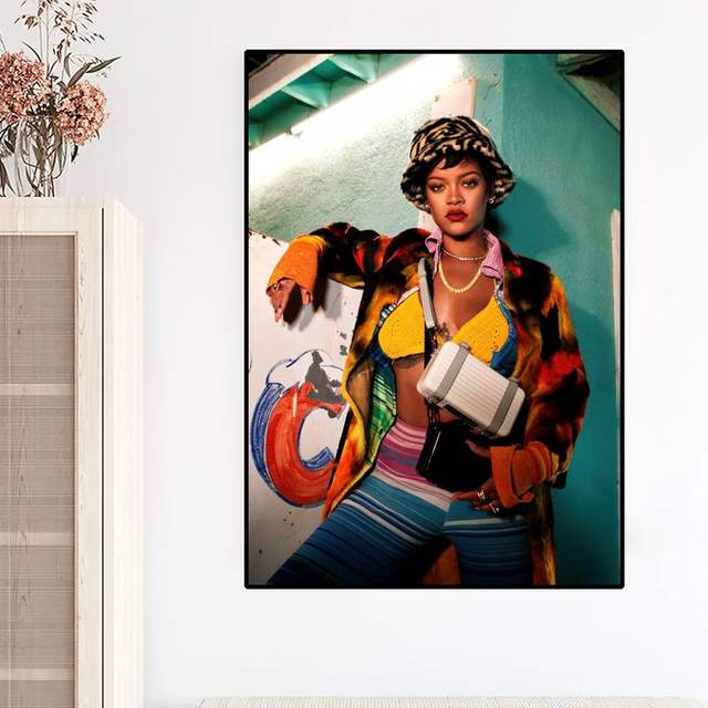 Singer R-Rihanna Cool POSTER Poster Prints Wall Painting Bedroom Living  Room Wall Sticker Small - AliExpress