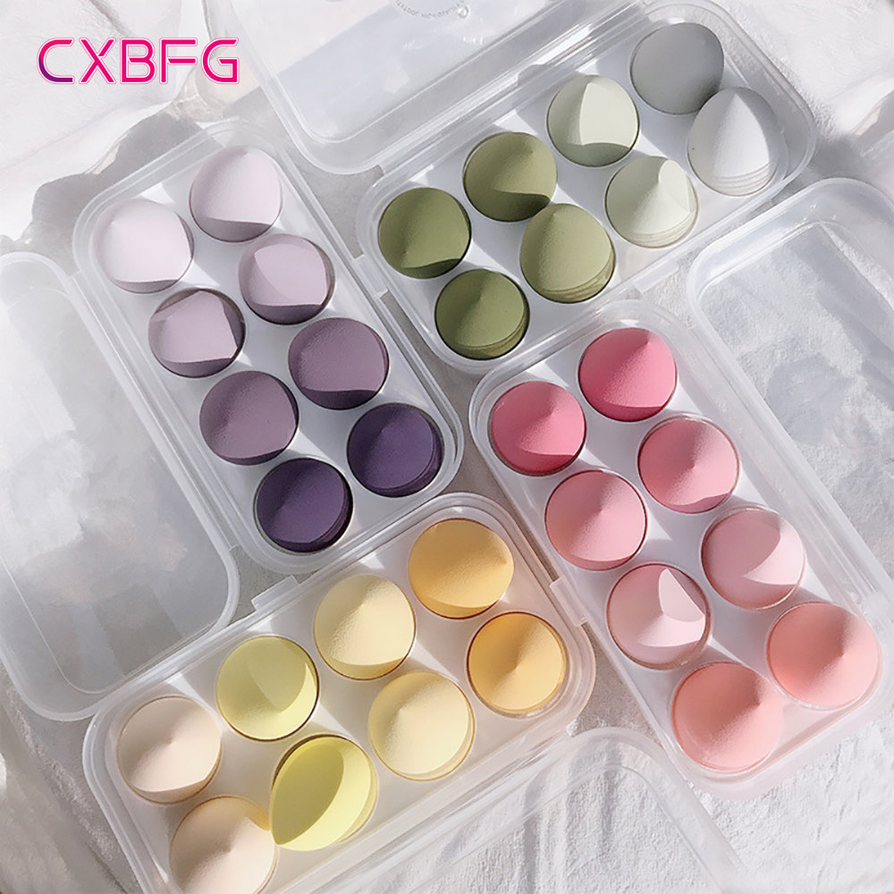 Best of 4 / 8pcs Makeup Sponge Blender Beauty Egg Cosmetic Puff Soft Foundation Sponges Powder Puff Women Make Up Accessories Beauty Tools Reviews & Tips