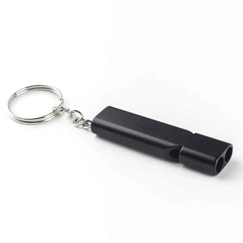 Tragbare Hochfrequenz Aluminium Legierung Notfall Pfeife Schlüsselbund Outdoor Werkzeuge Ausbildung Pfeife Camping Wandern EDC Zubehör – Detail 13