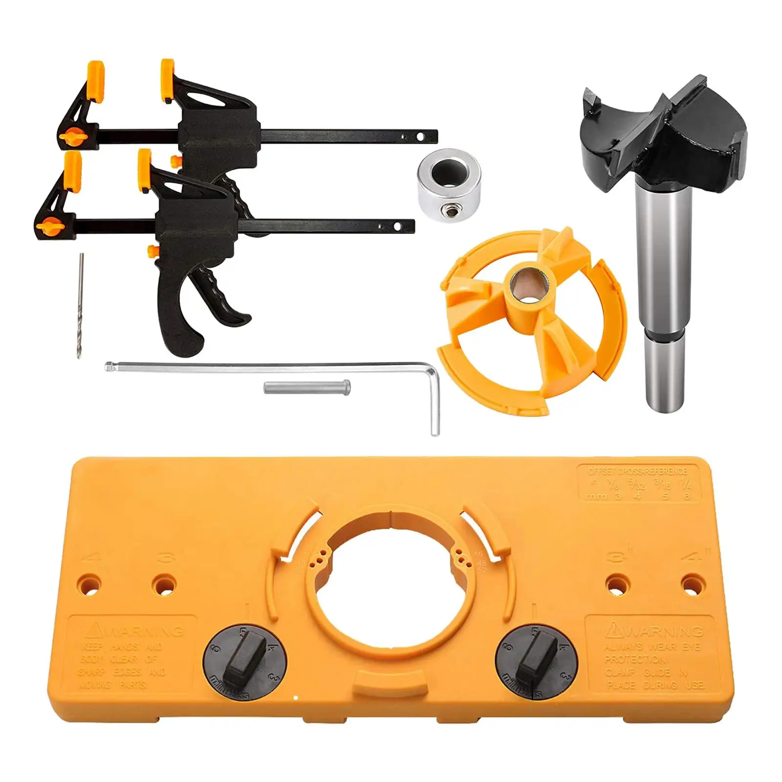 35mm Hinge Drilling Jig   Locator Jig Kit for Drawer Cupboard Cabinet