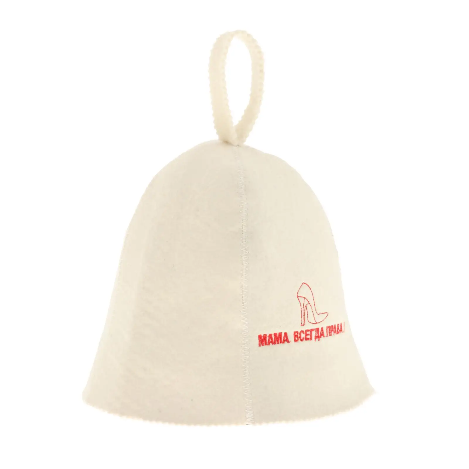 Embroidered Wool Felt Sauna Hat for Sauna, Bath, Shower, Russian ,  Your Head From Heat