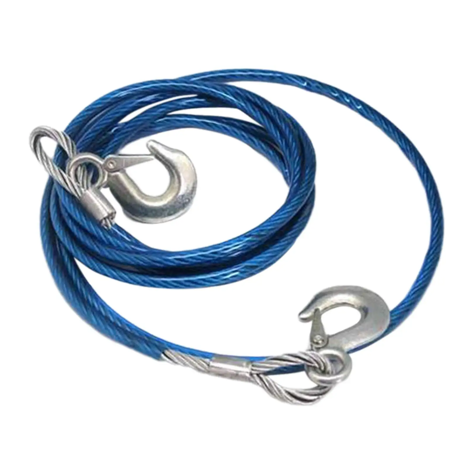 Heavy Duty Tow Strap with Safety Hooks Vehicles Tow Rope for Hauling