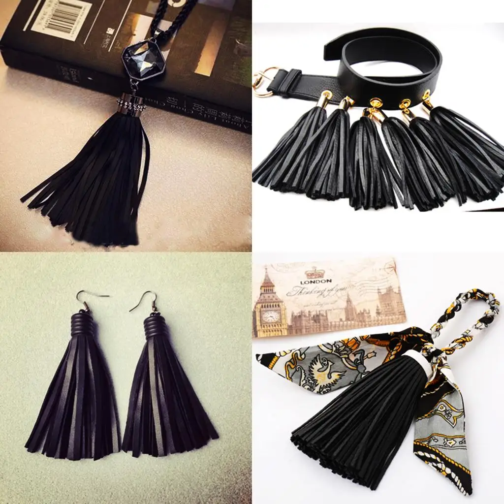 Leather Tassel Fringe Sewing  Clothes Accessory crafts Earring