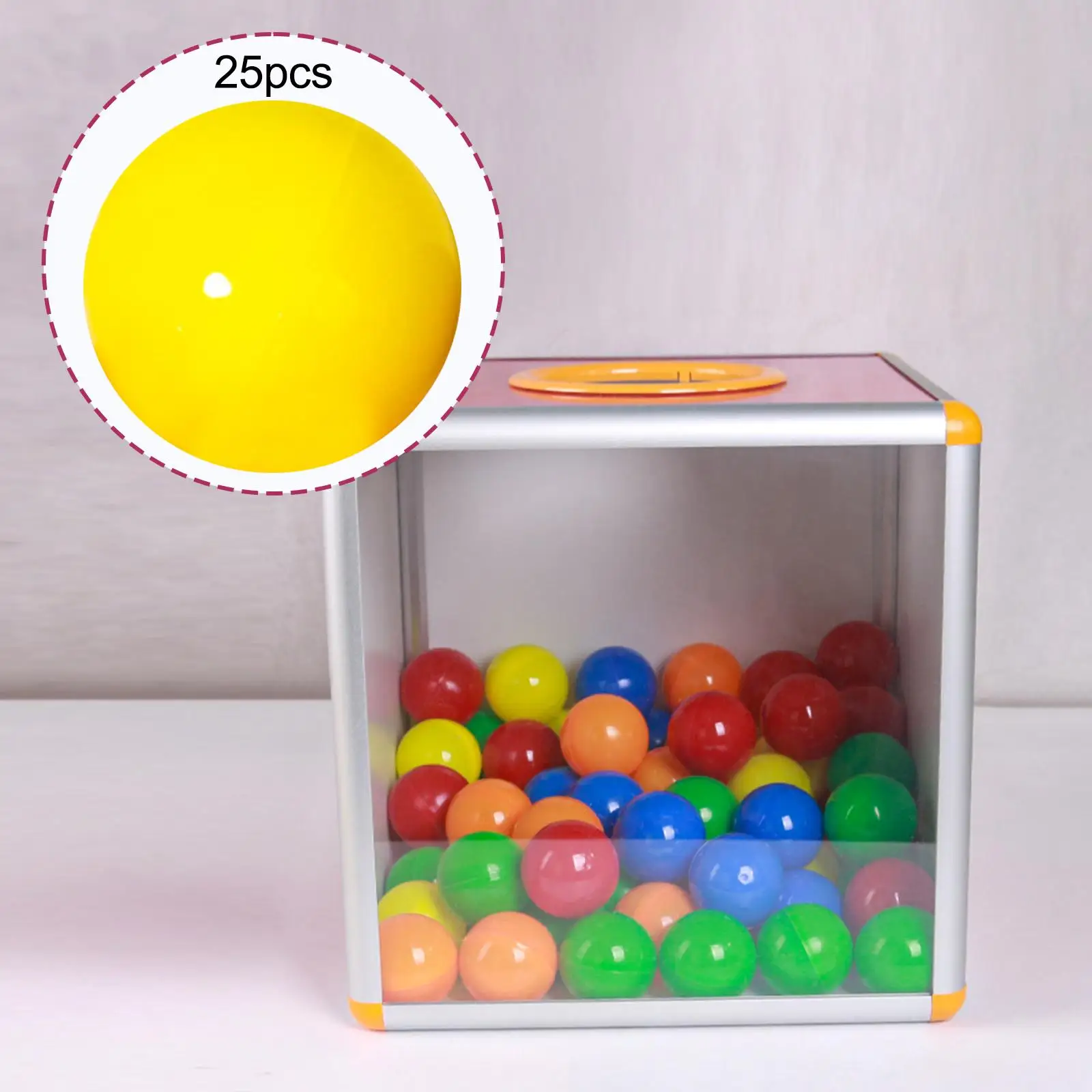 25 Pieces Bingo Ball Durable Equipment Universal Replacement Parts Tally Ball Raffle Balls for Parties Office Nights Family Home