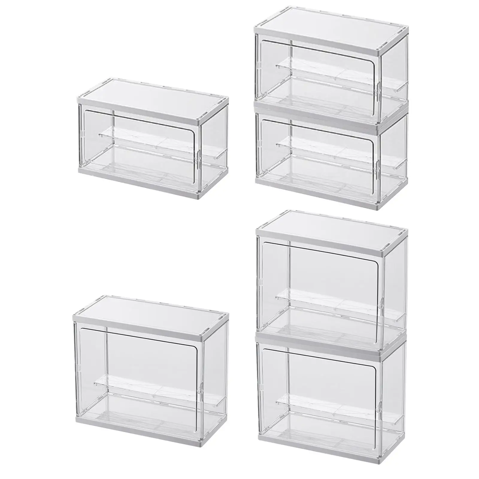 Clear Model Toy Display Case Action Figures Display Box Model Toy Dustproof for Model Figures Vehicle Toys Dolls Toy