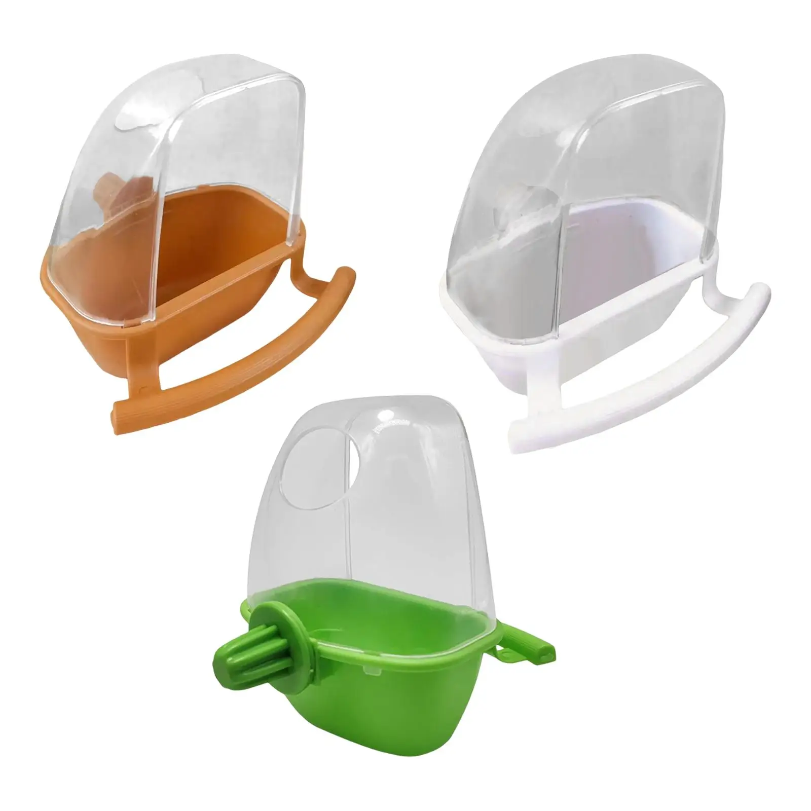 Bird Cage Feeder Parrot Feeding Watering Bowl Cage Accessories Water Food