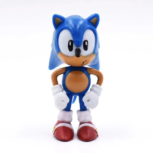 Cartoon Sonic Action Figure Game, brinquedos de boneca Hedgehog, juntas  fofas, Echidna Tails, ornamento modelo, decoração do bolo, presentes para  meninos, 6 peças - AliExpress