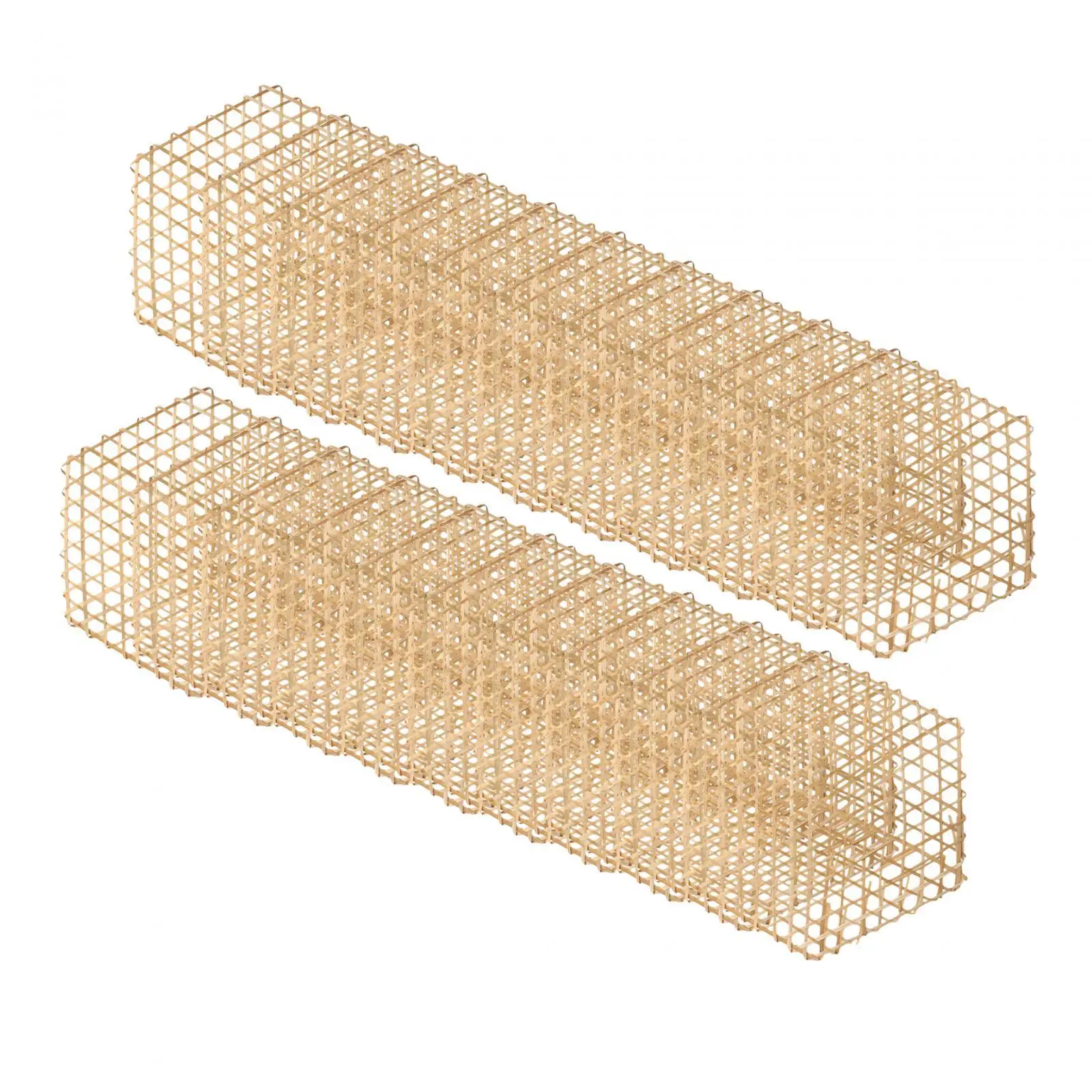 20 Pieces Folding Food Basket Liners Rack Bamboo Food Wrapped Mat Food Cooling Mesh Pad for Hotel Dining Household Desktop Decor