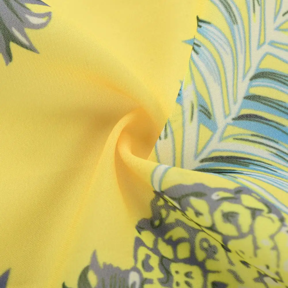 Sundress  Popular Vivid Flower Print Bikini Cover Up Skin-touch Swimwear Coat Sunscreen   for Holiday long sleeve beach dress
