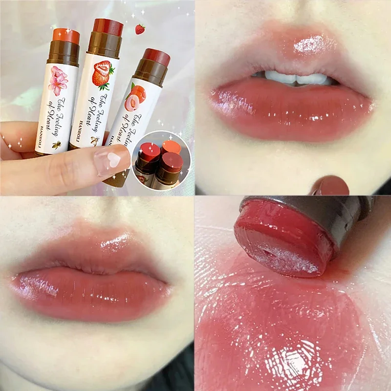 Best of Cute Colored Lip Balm Moisturizing Lip Tint Long Lasting Waterproof Change Color Lipstick Women Girls Lips Makeup Cosmetics Reviews & Tips - Image 2