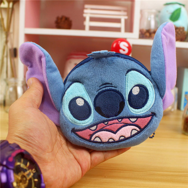 Stitch Detail Coin Purse With Keychain