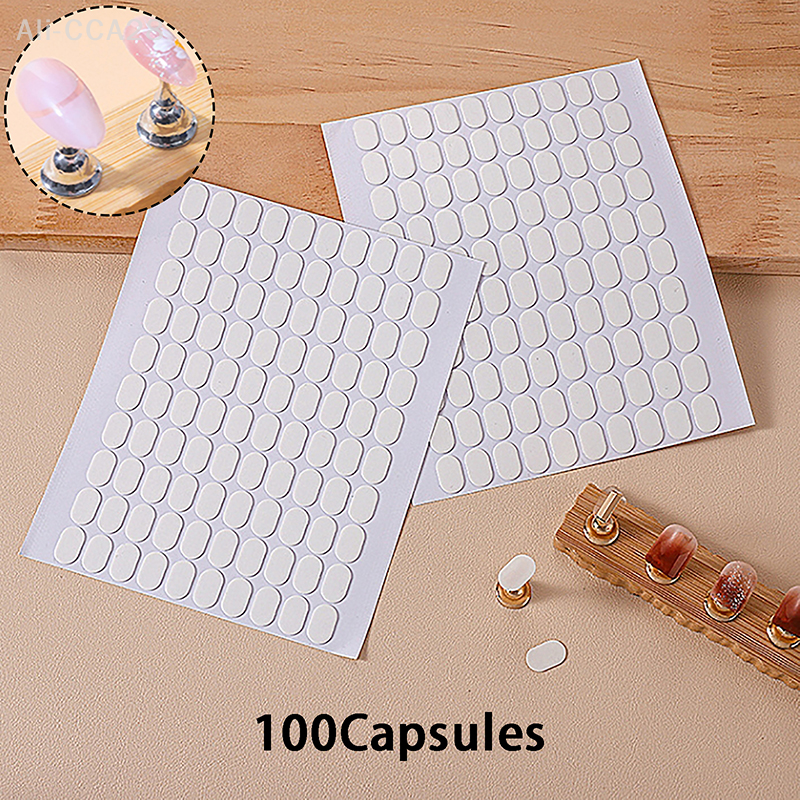 Best of 30 / 42 / 84 / 96 / 100Pcs Nail Double-side Adhesive Tape For False Nails Display Stand Tools Manicure Adhesive Strip Traceless And Reviews & Tips