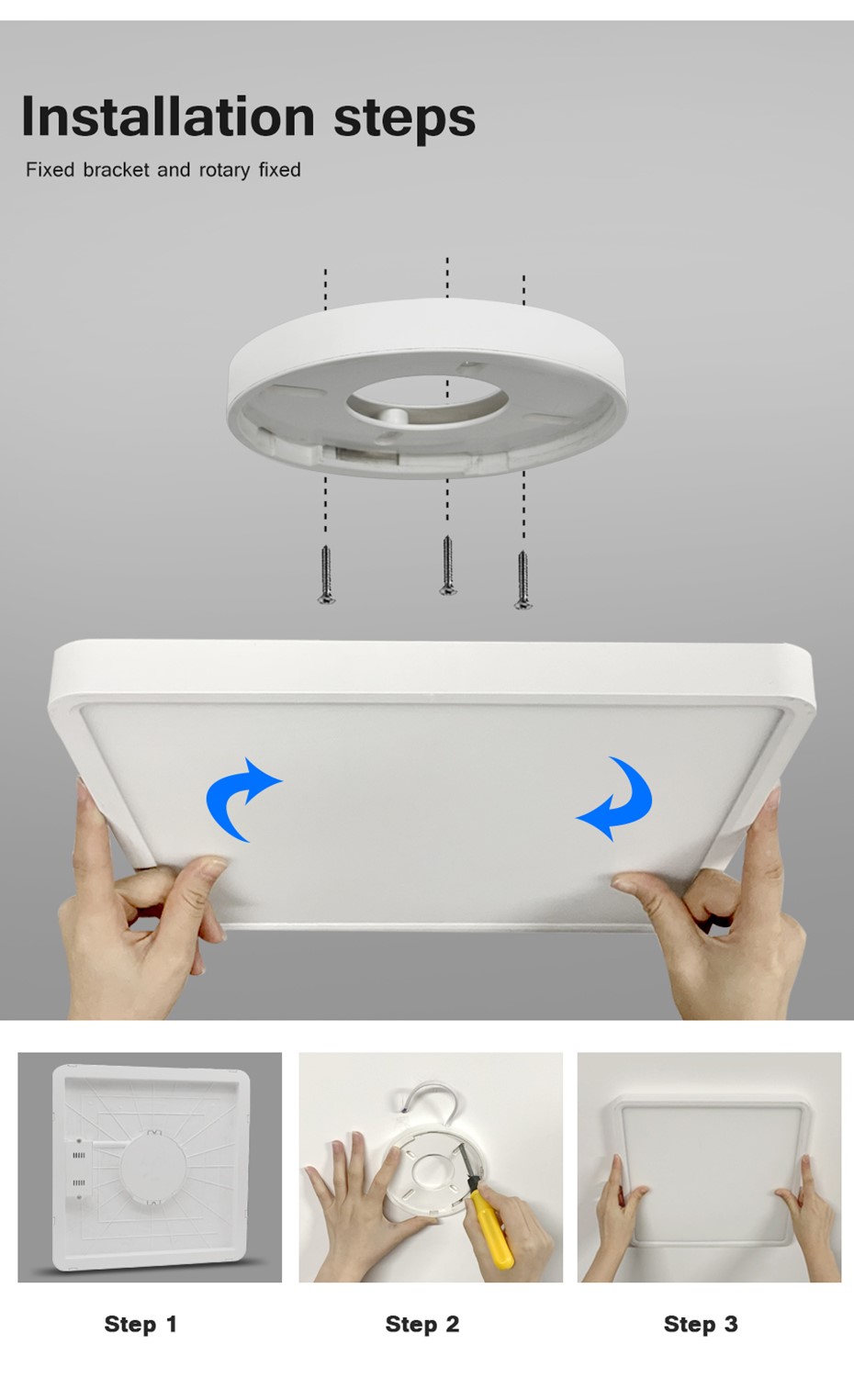 de madeira painel luz app controle voz