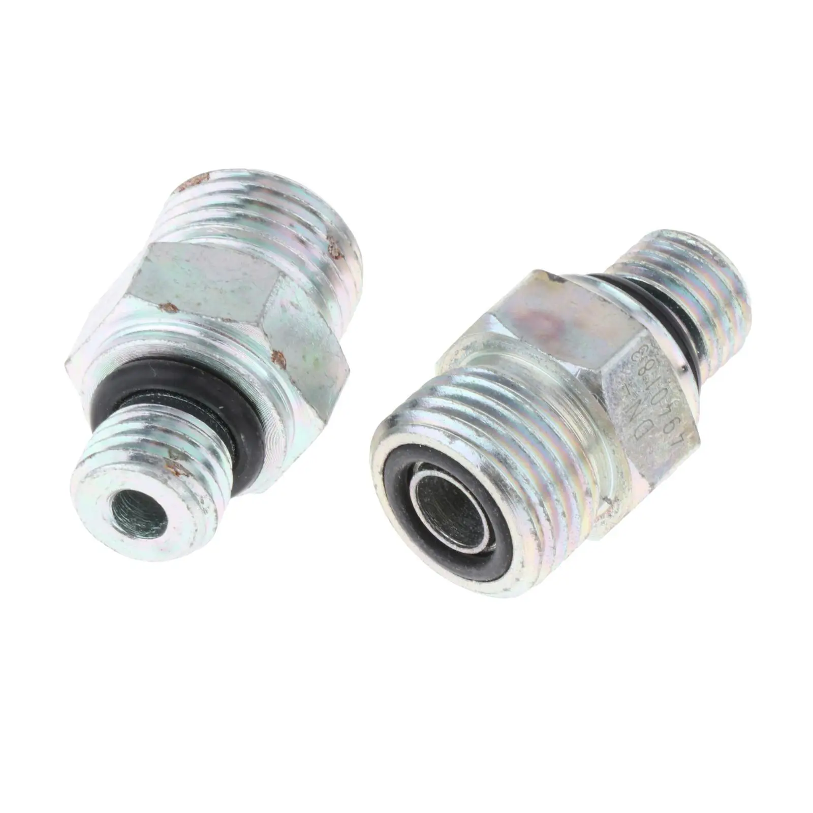 2x Replacement Oil feed Line Fitting for Automotive Engine Parts