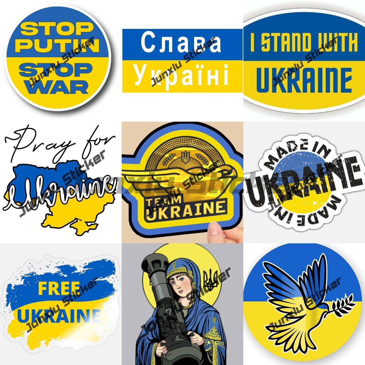 Наклейка с изображением герба Украины, наклейка на карту мира, голубя мира,  украинские наклейки, аксессуары, наклейки на заказ | AliExpress