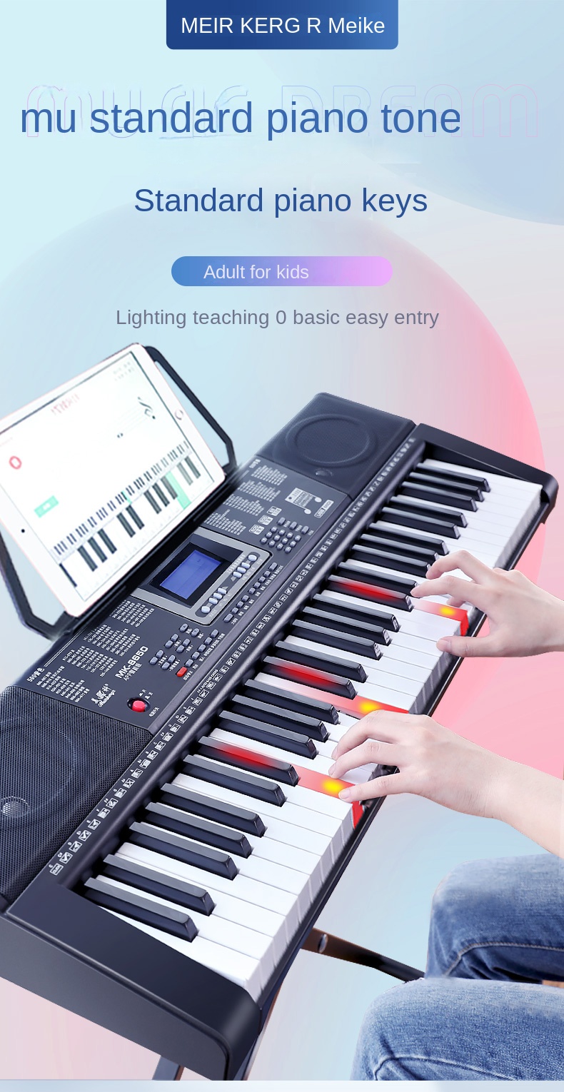 Title 8, Electronic Organ Adults Children Beginners 61 K...