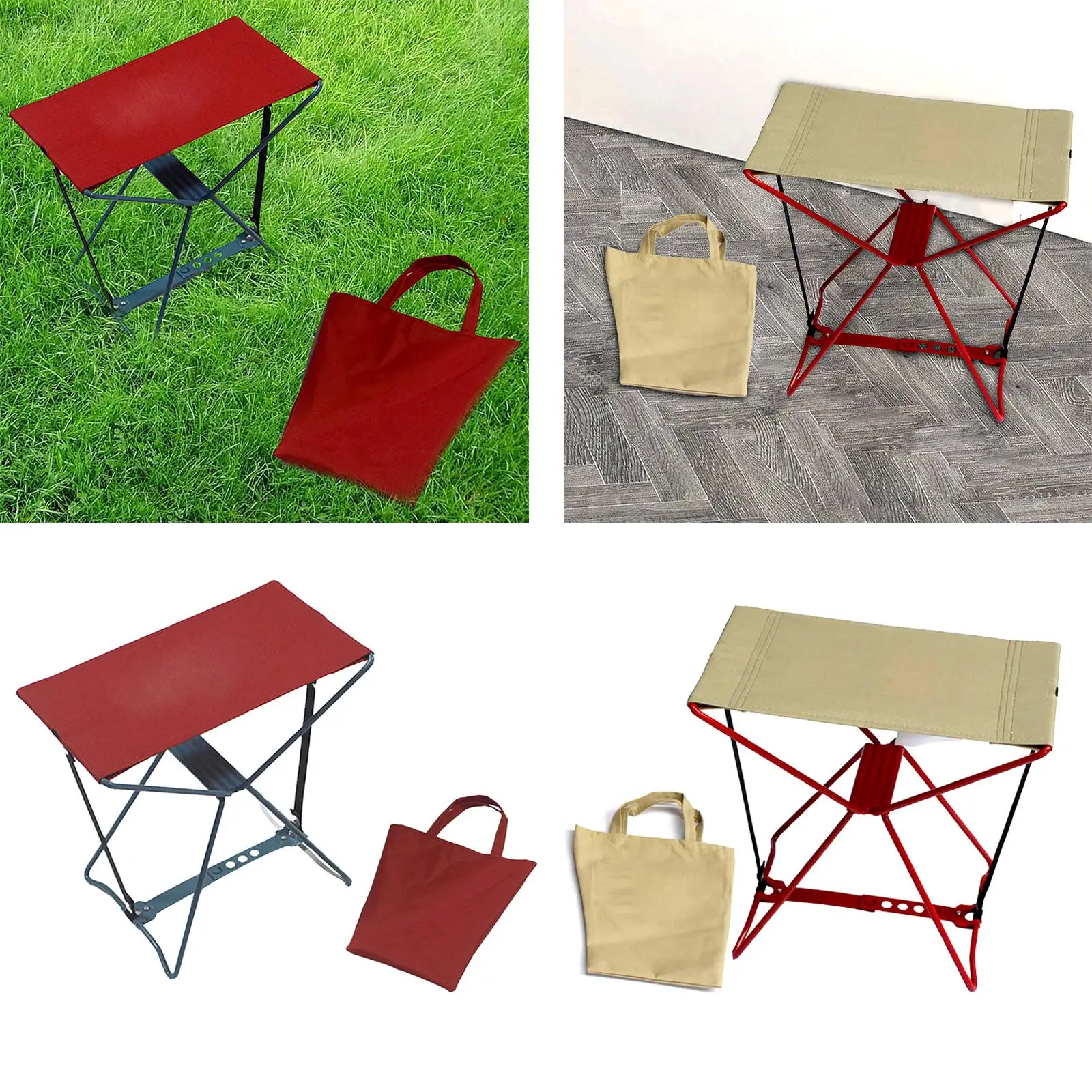Folding Fishing Stool Stable Soft Camping Chair Collapsible Camping Stool for Climbing Barbecue Fishing Picnic Music Festival