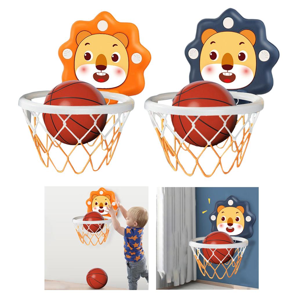 Mini Basketball Hoop Set W/ Basketball and Pump Sport Games Basketball Toys for Home Christmas Birthday Gifts Boys Girls Kids