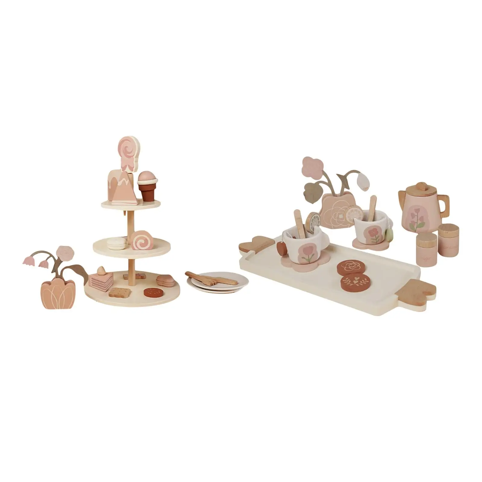 Simulated Afternoon Tea Set Toy Mini Toys Little Girls Tea Party Set for Toddlers Girls