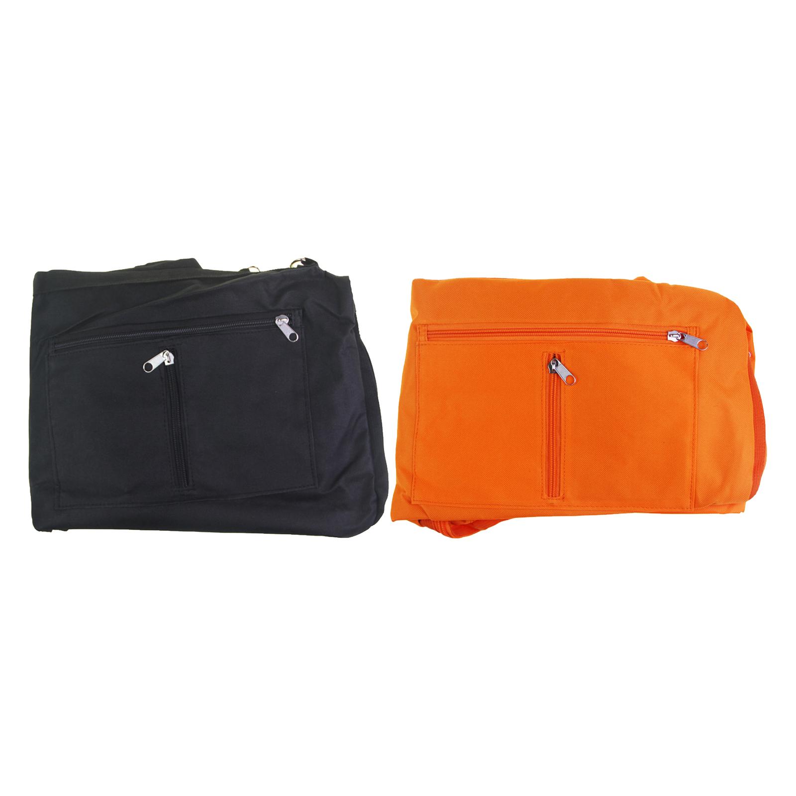 Portable Golf Club Bag Foldable Zippered Lightweight Travel Bag Sunday Bag w/ Carry Handle & Shoulder Strap Clubs Holder Case